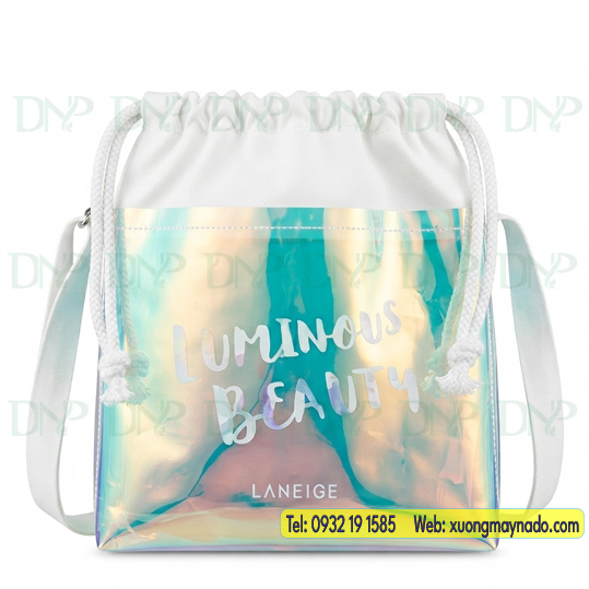 Túi rút pvc hologram thời trang