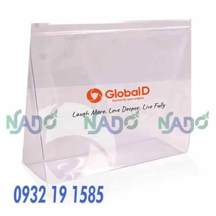 Túi zipper pvc đựng mỹ phẩm